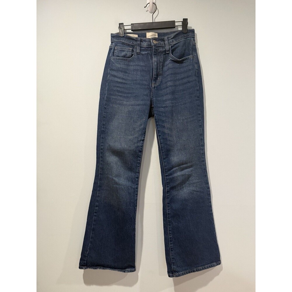 Universal Thread High Rise Flare Jeans Womens 6 Short Bell Bottom Boho Travel
